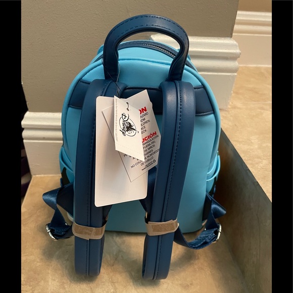 Disney Parks Excl. Loungefly Stitch 2022 Summer Popup Backpack Blue NEW … - Picture 4 of 6